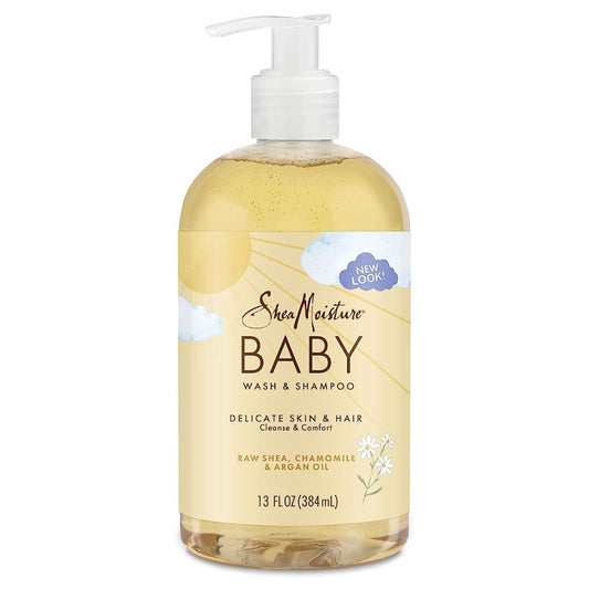 Shea Moisture Raw Shea Chamoile & Argan Oil Baby Wash & Shampoo 13oz