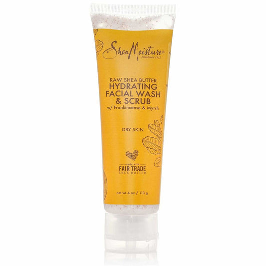 Shea Moisture Raw Shea Facial Wash & Scrub 4oz