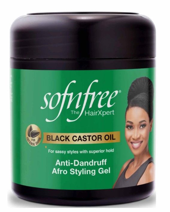 Sof n'free Styling Gel Black Castor Oil 500ml