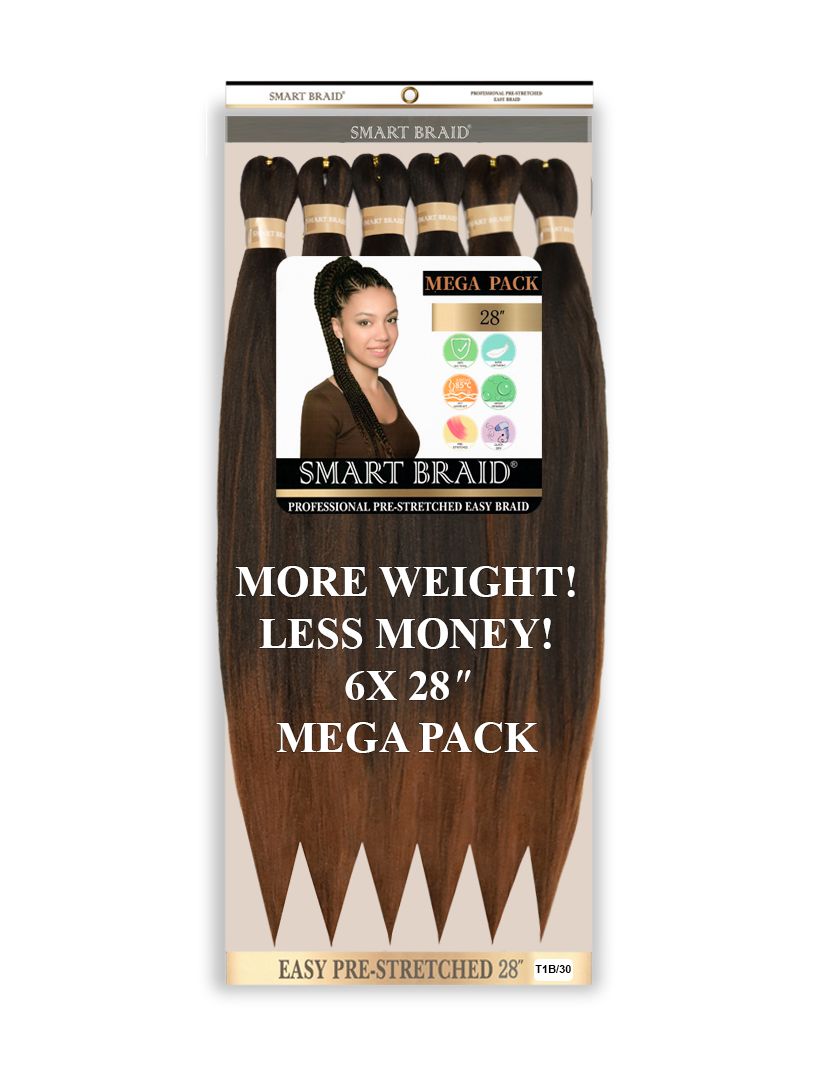 Smart Braids Pre Stretched 6x - T1B/30