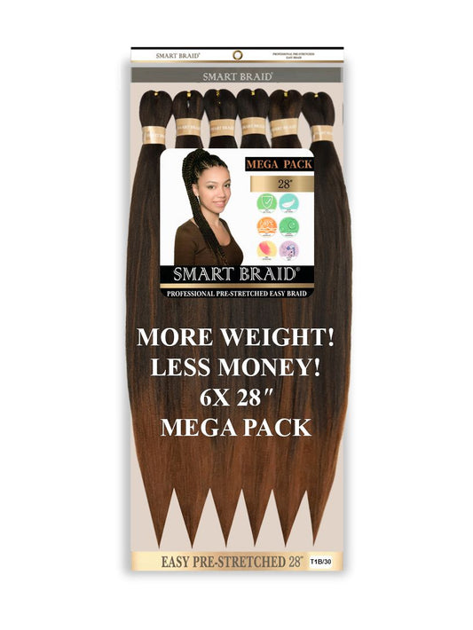 Smart Braids Pre Stretched 6x - T1B/30