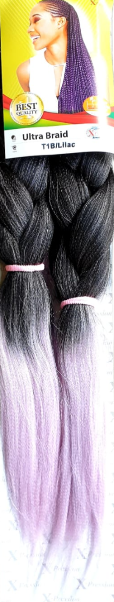 X-Pression Ultra Braid 46 inches, T1B-Lilac