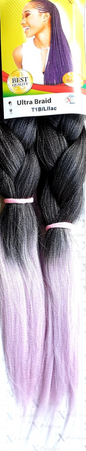 X-Pression Ultra Braid 46 inches, T1B-Lilac