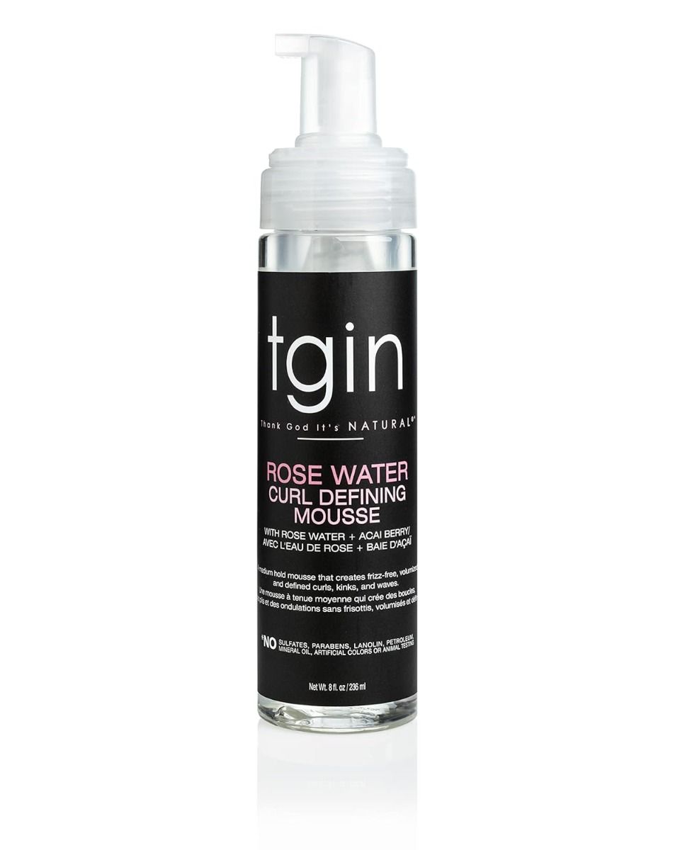 TGIN Rose Water Curl Defining Mousse 236ml
