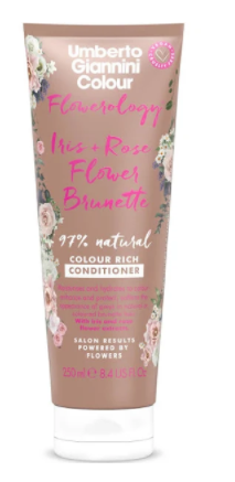 Umberto Giannini Flowerology Iris + Rose Flower Vegan Brunette Conditioner 8.4oz