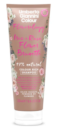 Umberto Giannini Flowerology Iris + Rose Flower Vegan Brunette Shampoo 8.4oz