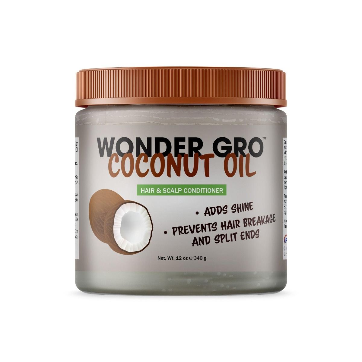 Wonder Gro Coconut Oil Hair & Scalp Conditioner 340g