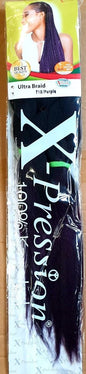 X-Pression Ultra Braid 46 inches, T1B-Purple