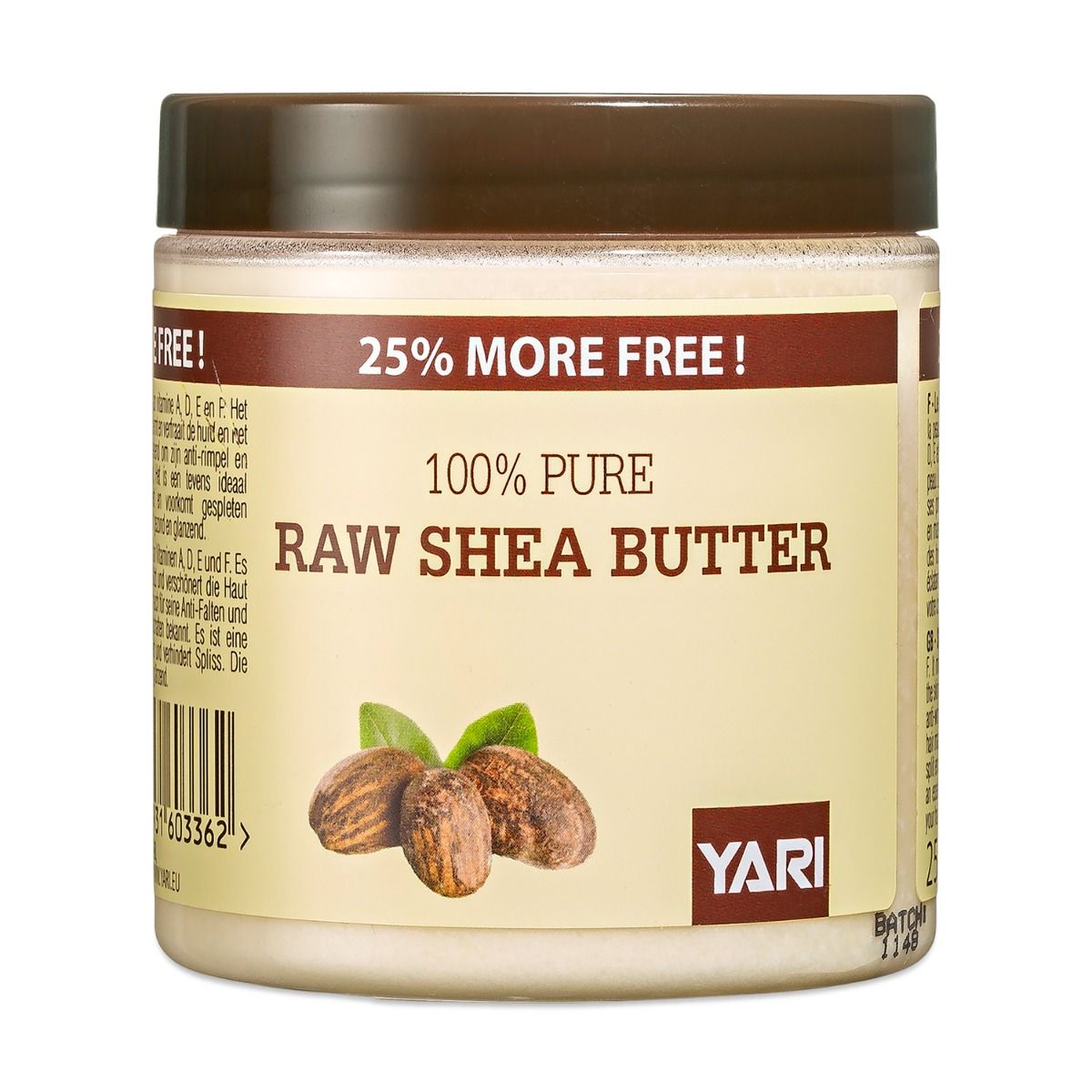 Yari 100% Pure Raw Shea Butter 250ml